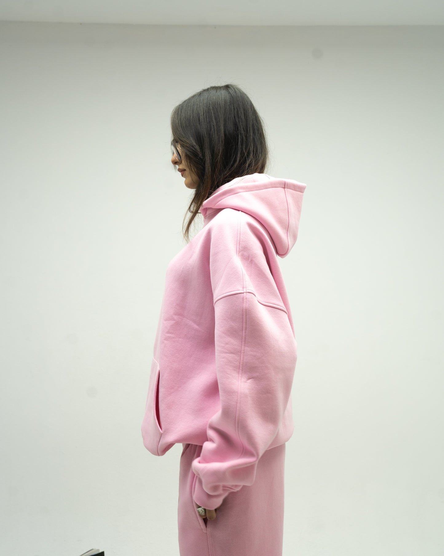 Pink hoodie