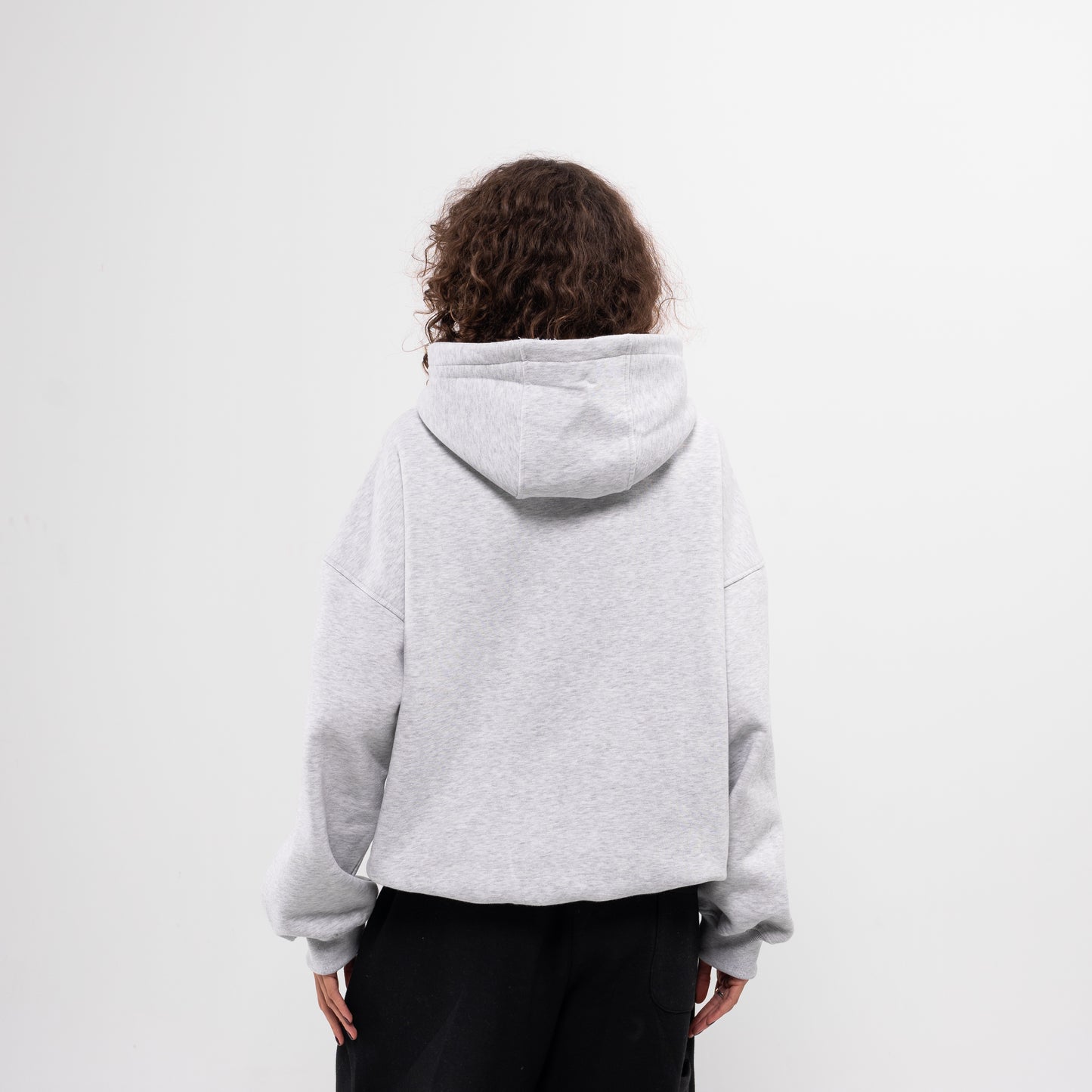 Heather-grey hoodie