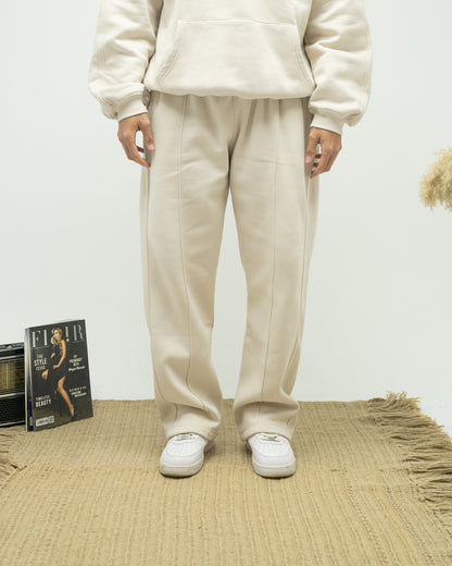 Cream sweatpants