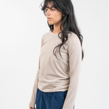 Long sleeve t-shirt - Beige
