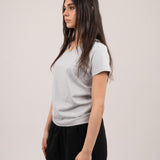 V-neck t-shirt - Light grey