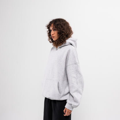 Heather-grey hoodie