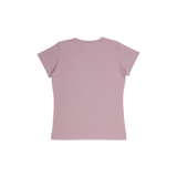 V-neck t-shirt - Dusty rose