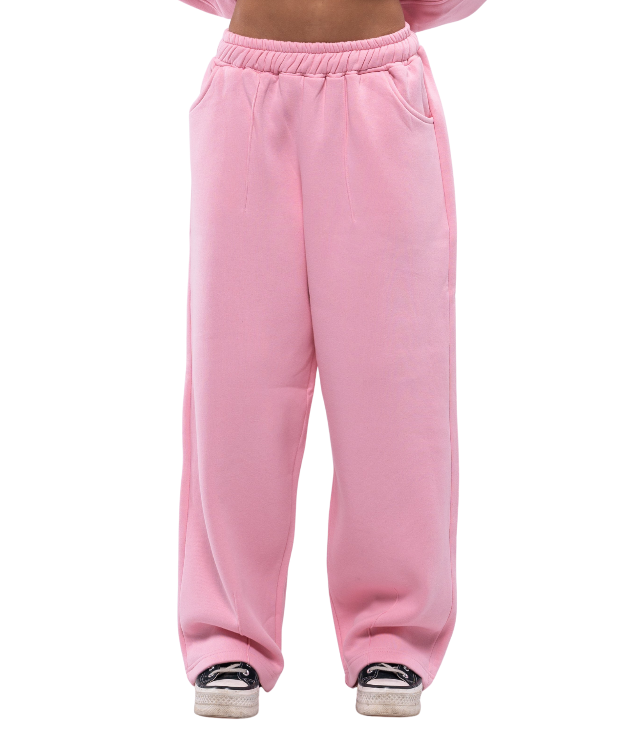 Semi-striped sweatpants
