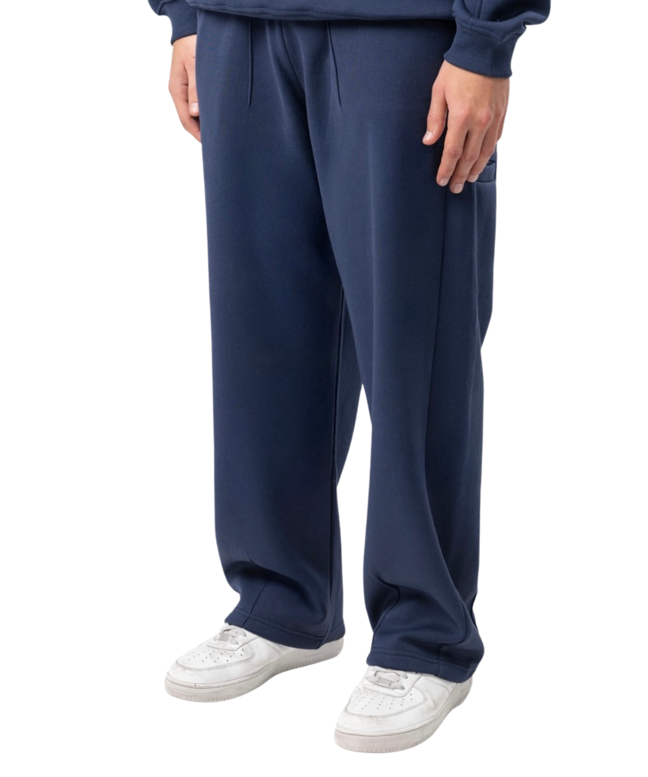 Semi-striped sweatpants