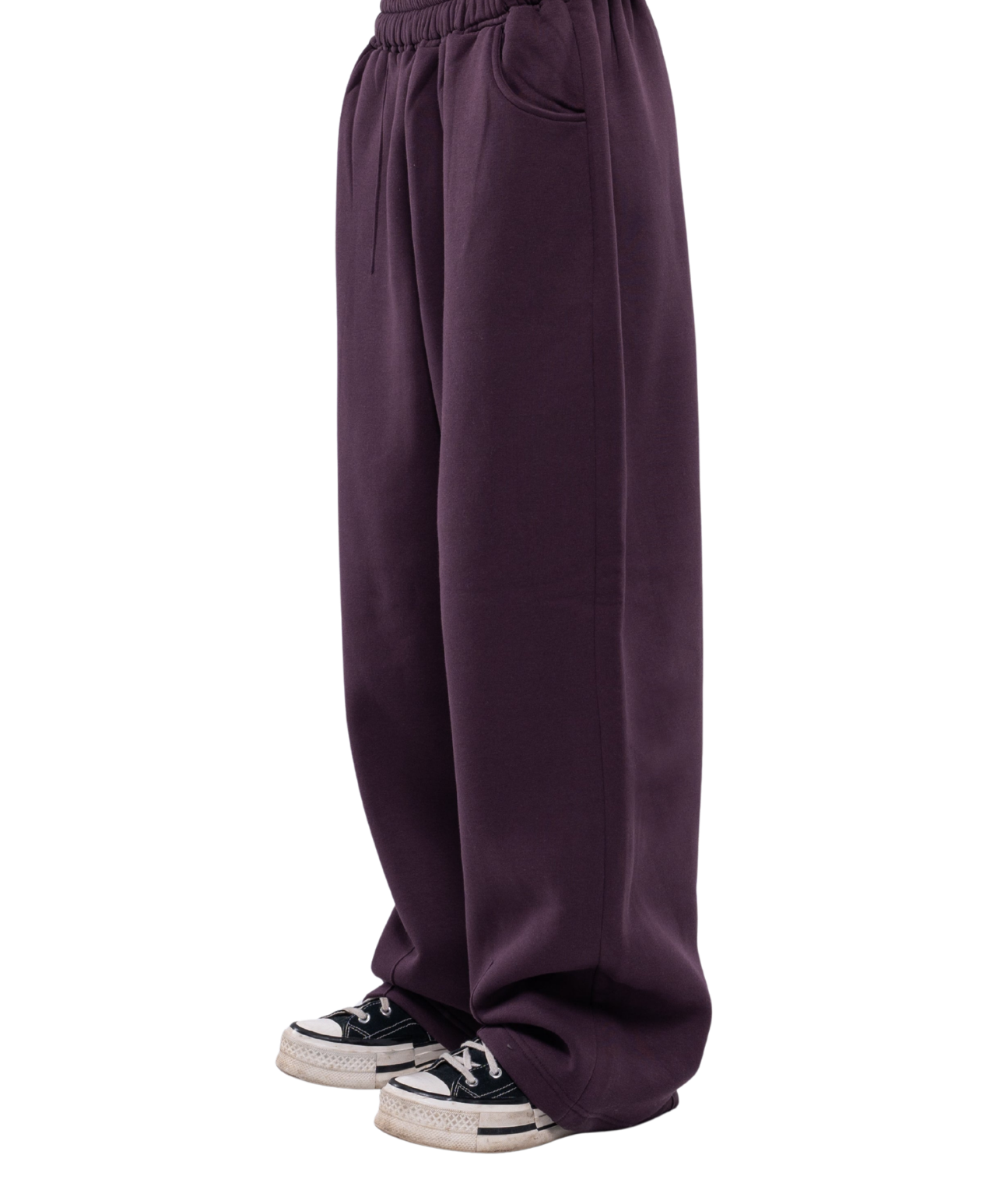 Semi-striped sweatpants