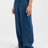 Double striped sweatpants - Midnight blue