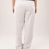 Wide-leg sweatpants - Off-white