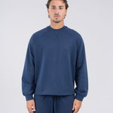 Interlock longsleeve t-shirt - Midnight blue