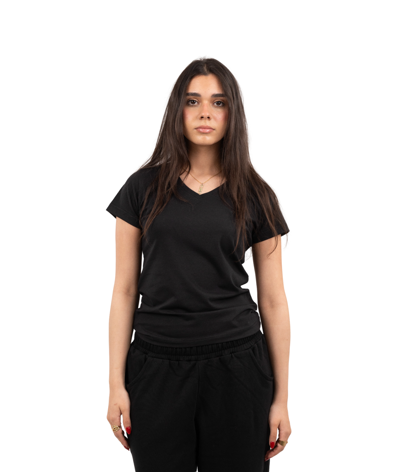 V-neck t-shirt