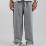 Wide-leg sweatpants - Heather grey