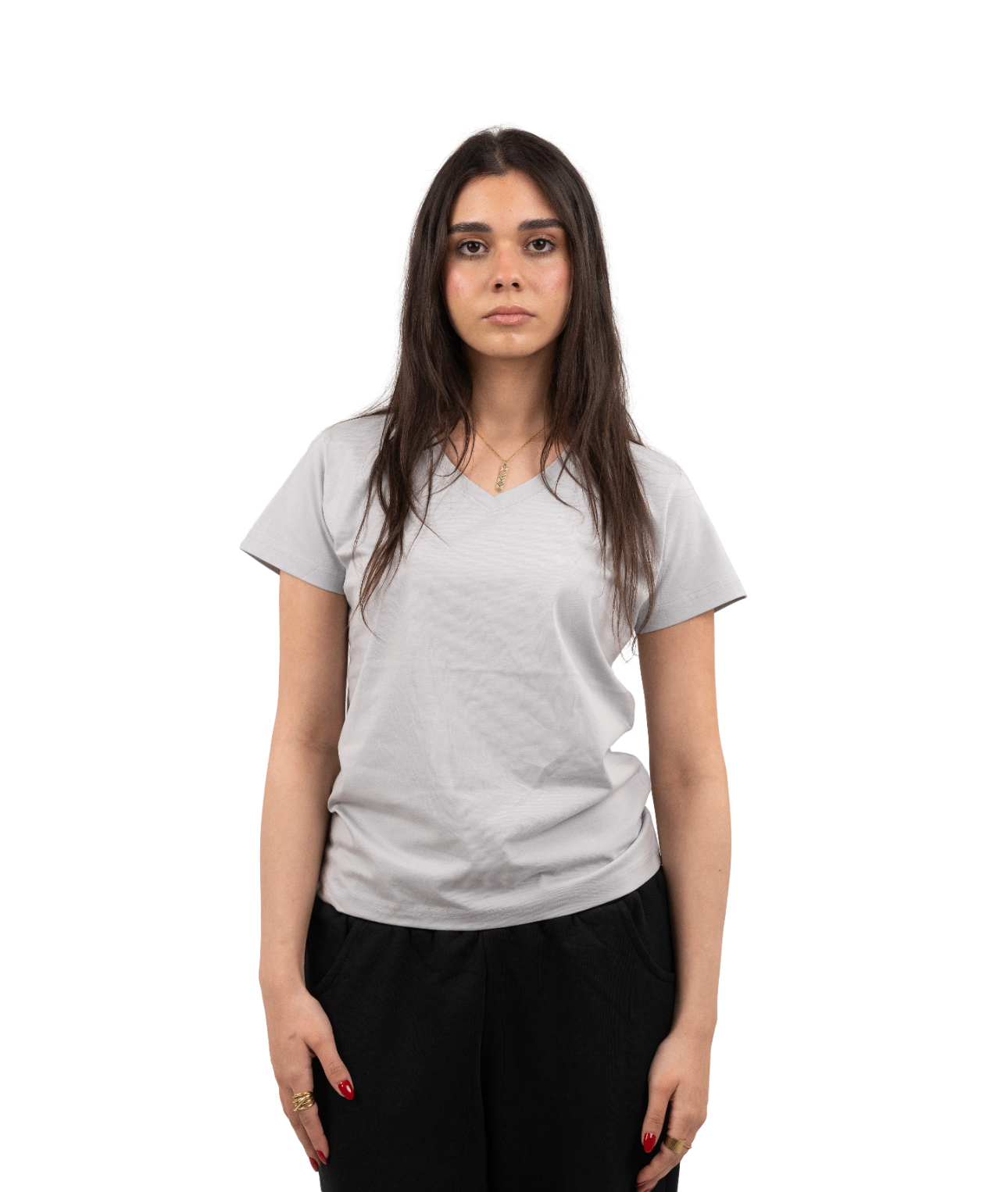 V-neck t-shirt