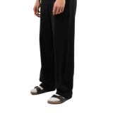 Wide-leg sweatpants - Black