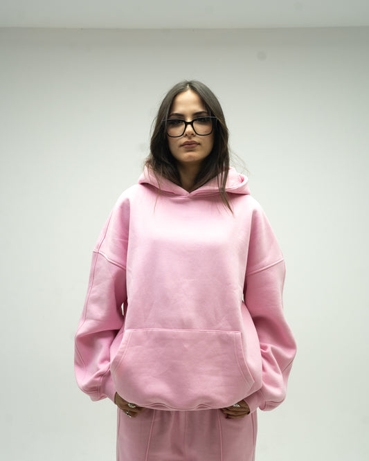 Pink hoodie