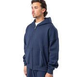 Zip-Up hoodie - Navy blue