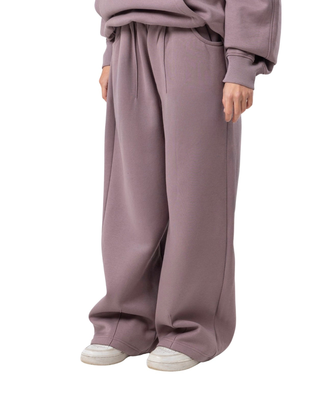 Semi-striped sweatpants