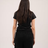 V-neck t-shirt - Black