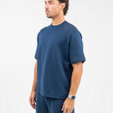 Interlock t-shirt - Midnight blue