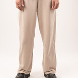 Wide-leg sweatpants - Sand