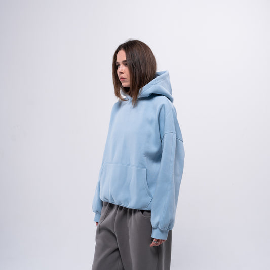 Baby blue hoodie