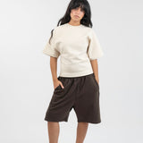 Snatched t-shirt - Pale beige