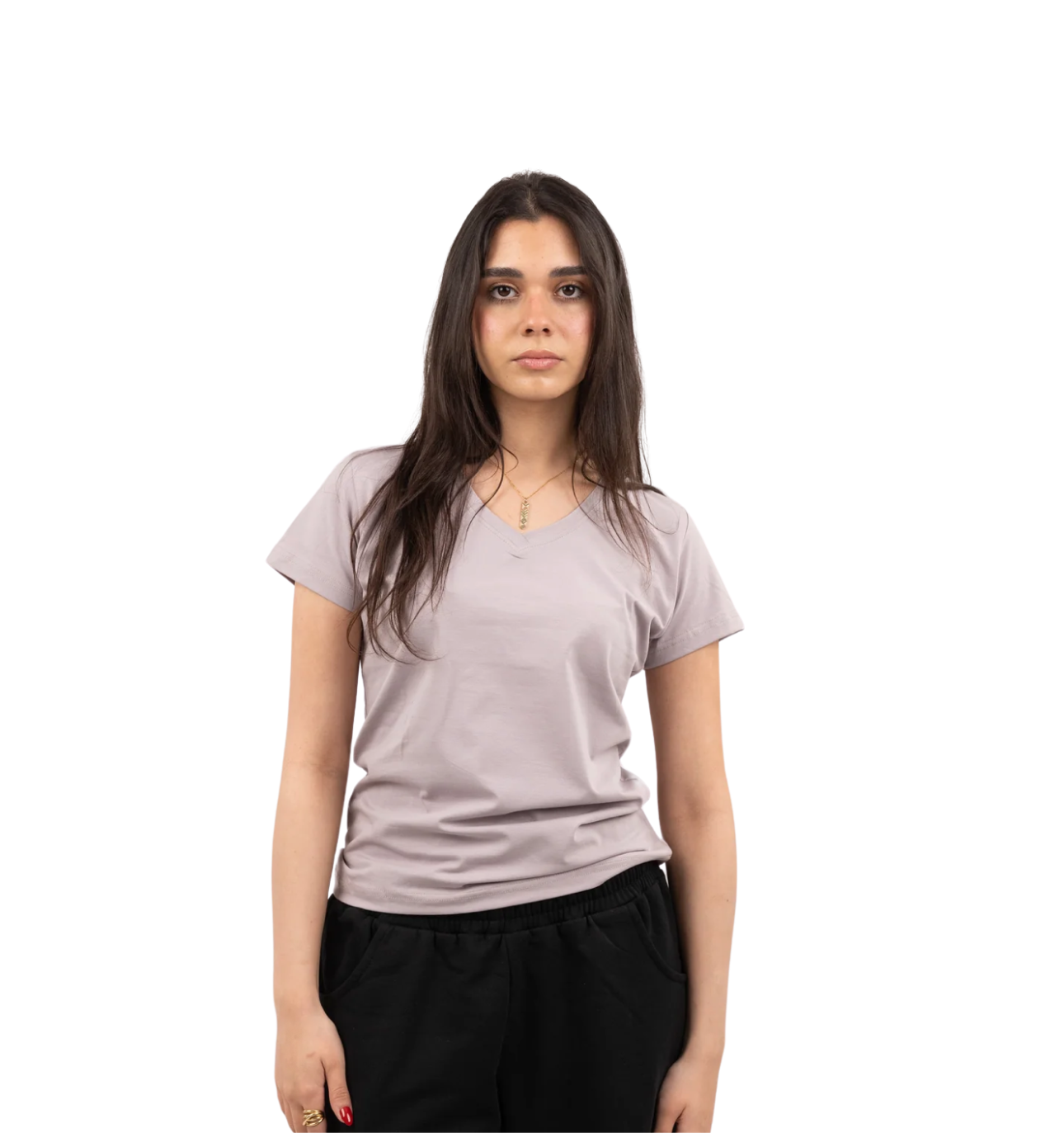 V-neck t-shirt