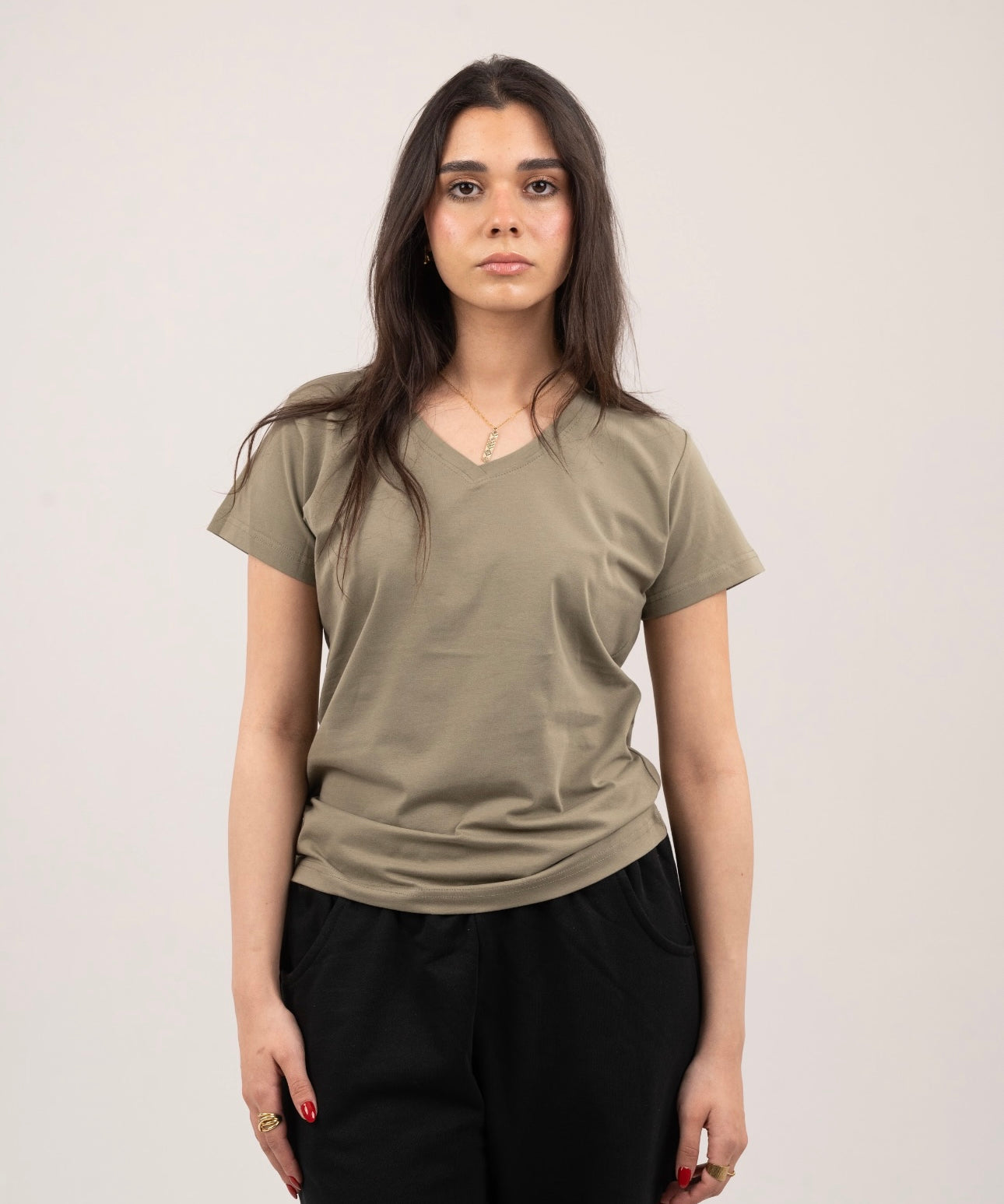 V-neck t-shirt