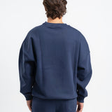 Oversized crewneck - Navy blue