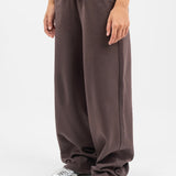 Interlock sweatpants - Deep brown