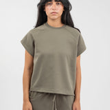 Interlock sleeveless t-shirt - Army green