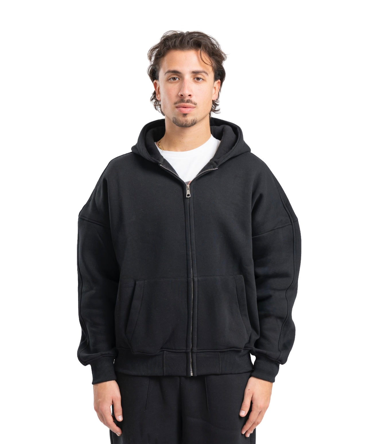 Zip-up hoodie