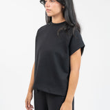 Interlock sleeveless t-shirt - Black