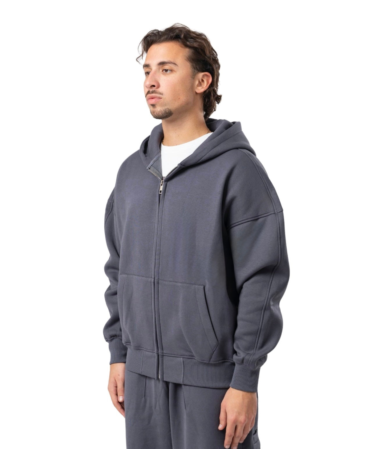 Zip-up hoodie