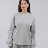 Interlock longsleeve t-shirt - Heather grey