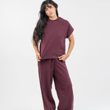 Interlock sweatpants - Deep wine