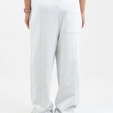 Double striped sweatpants - Cloud white