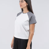 Two tone t-shirt - Charcoal