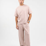 Interlock t-shirt - Soft pink