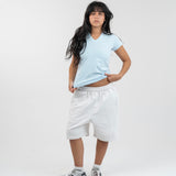 V-neck t-shirt - Baby blue