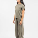 Interlock sweatpants - Army green