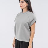 Interlock sleeveless t-shirt