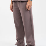 Interlock sweatpants - Deep taupe