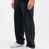 Double striped sweatpants - Black