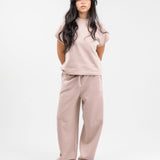 Interlock sweatpants - Soft pink
