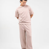 Interlock sweatpants - Soft pink