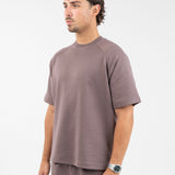 Interlock t-shirt - Deep taupe