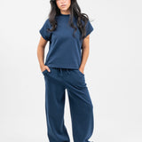 Interlock sweatpants - Midnight blue