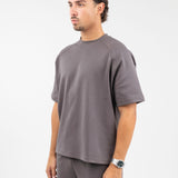 Interlock t-shirt - Charcoal