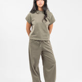 Interlock sweatpants - Army green