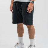 French terry shorts - Black